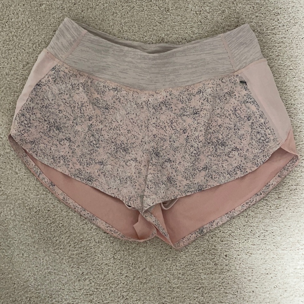 Outdoor Voices pink running shorts